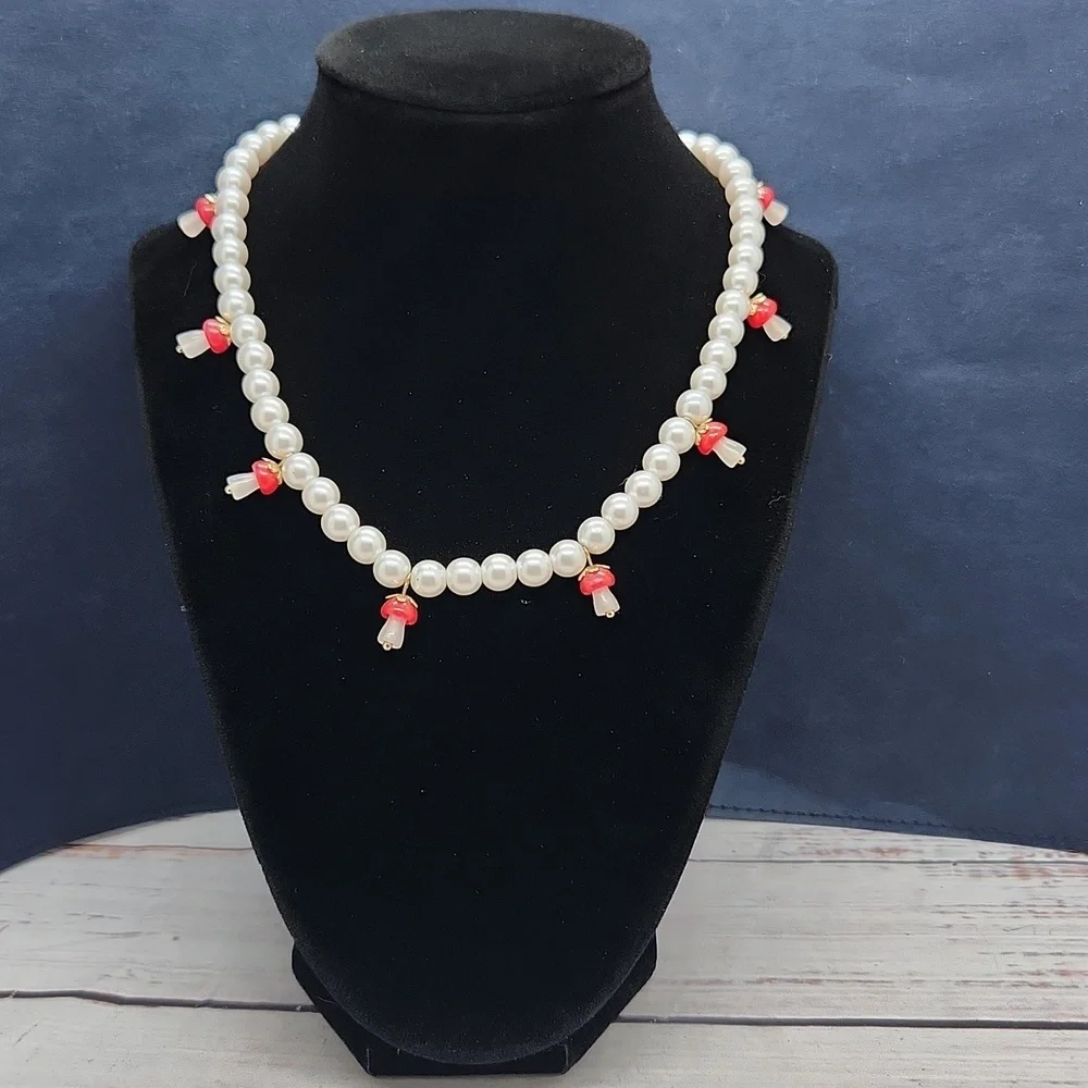 Magic Mushroom Pearl‎ Necklace Frasier Sterling